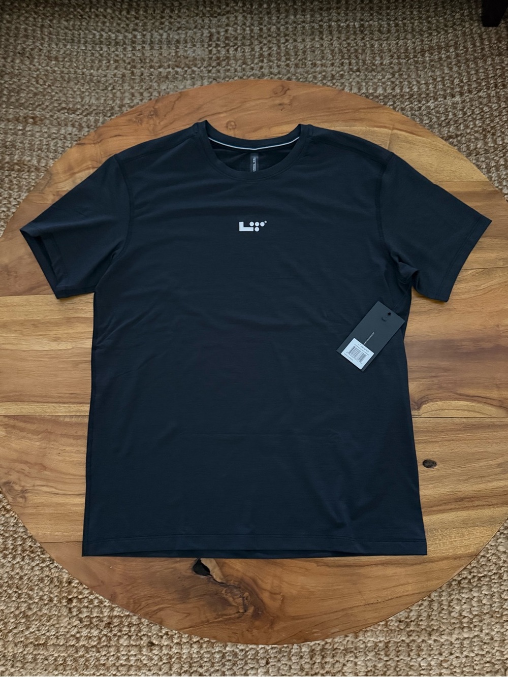 Life Time Fitness Men's Black Performance Tee